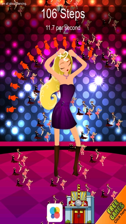 Click & Dance - The Nightclub Music Tap as fast as you can Dancing quick game - Free Edition screenshot-4