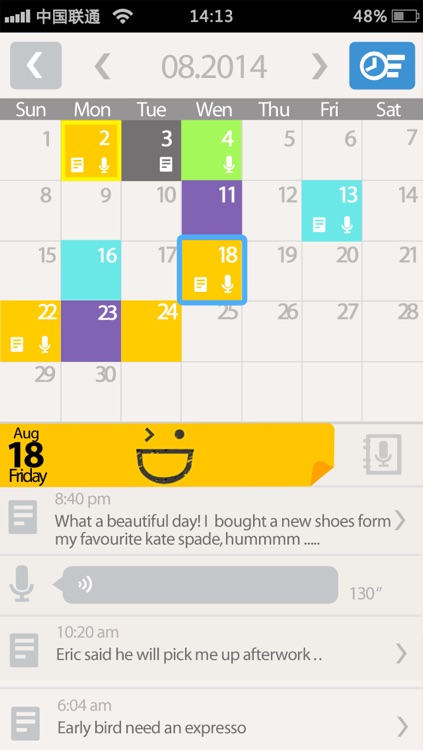 Mood Calendar