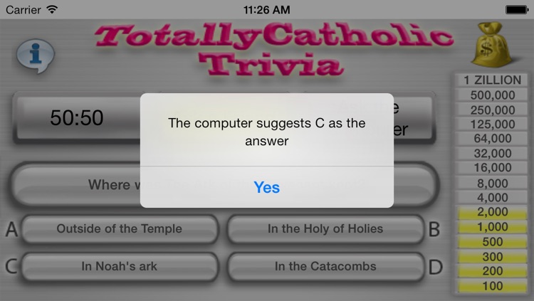 Totally Catholic Trivia, Full Version screenshot-3