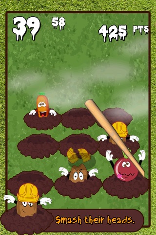 Tap Baseball Bat on Farm Vegeta - Tapped Out Farmland Heroes (Potato, Carrot, Onion) Free screenshot 2