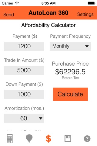 Auto Loan Calculator 360 screenshot 3