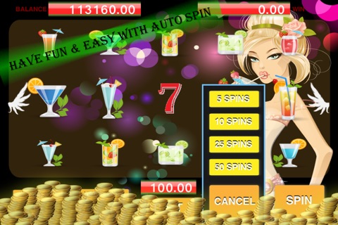 Ace of Sexy Lady - Free Puzzle Cocktail Night Party Slots Machine screenshot 3