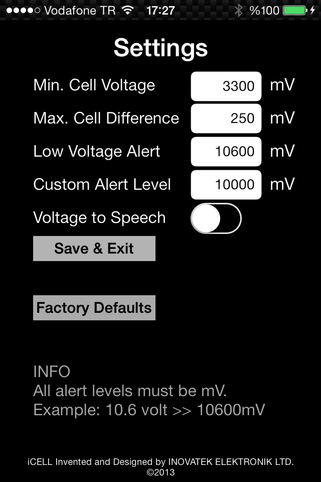 iCELL Battery Monitor screenshot 3