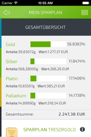 Finanzen.net Goldshop screenshot 4