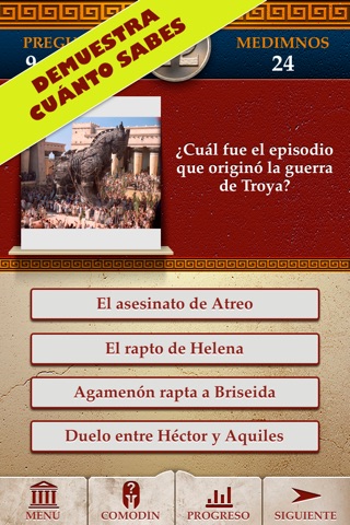 Genius Quiz Ancient Greece History screenshot 2