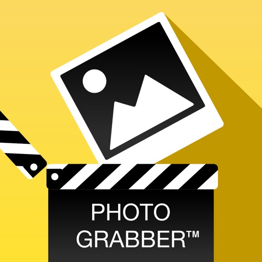 Photo Grabber - Grab Still Photos Pictures Images and Fotos from Video and Square Fit Fill Background Colors and Add Text to Photo for Instagram icon