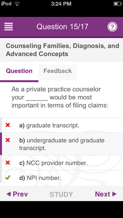 The Encyclopedia of Counseling Exam Prep App screenshot-4