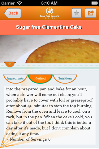 Sugar Free Desserts Recipes screenshot 3