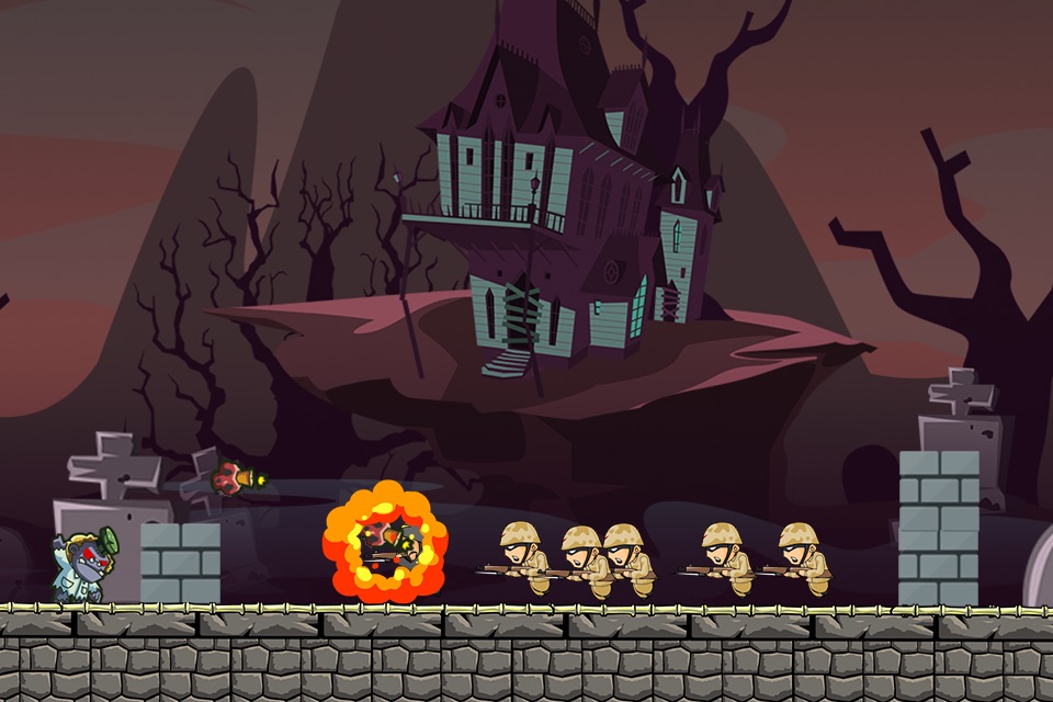 Archaic Tombs - Zombies Vs. Soldiers Horror Shooting screenshot 2