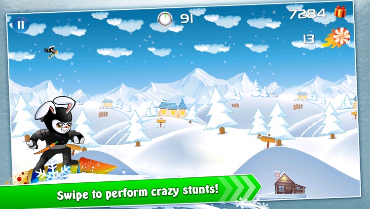 Racing Ninja Bunnies - XMAS nitro rocket warrior multiplayer christmas stunt action game for kids!