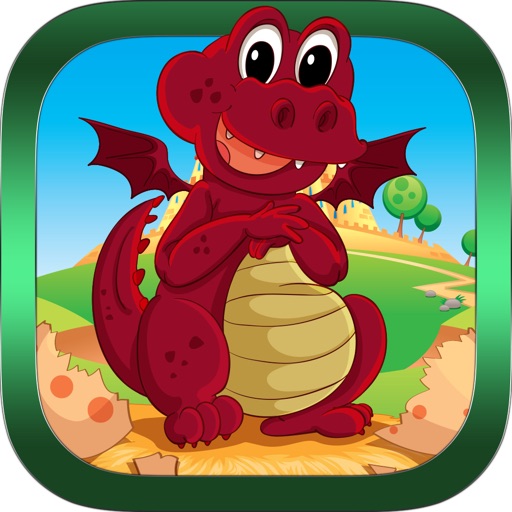 Baby Dragon Egg Drop Puzzle Game Pro Icon