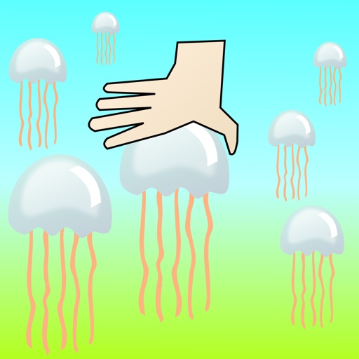 Jellyfish Downpressor - Free Augmented Reality Game iOS App