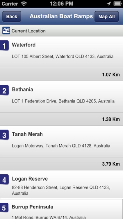 Australian Boat Ramp Finder