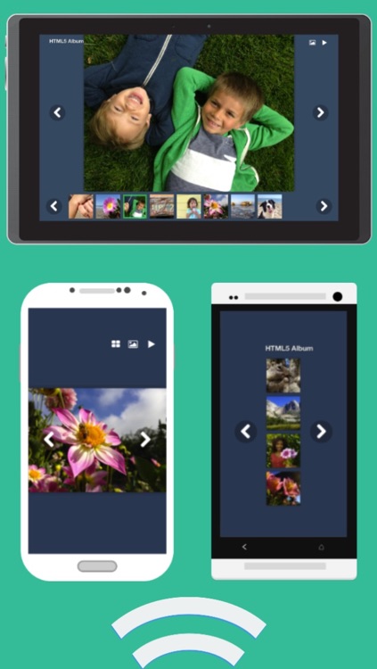 HTML5 Album - Responsive HTML5 Photo Album over Wi-Fi