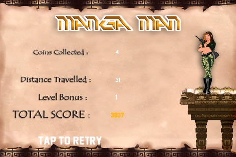 Manga Man - Free Running Game screenshot 4