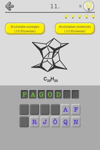 Hydrocarbons Chemical Formulas screenshot 2