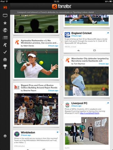 fanatix for iPad screenshot 2