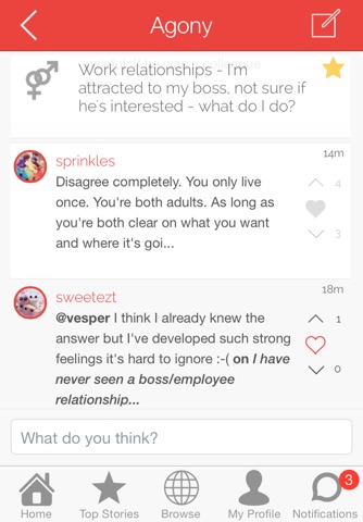 Agonyapp - Relationship Advice screenshot 2