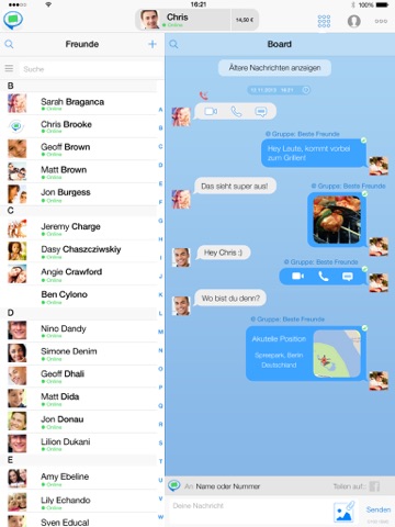 FriendCaller HD Video Chat screenshot 2