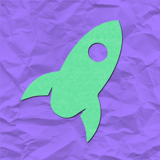 Paper Universe - Drag the Rocket Icon