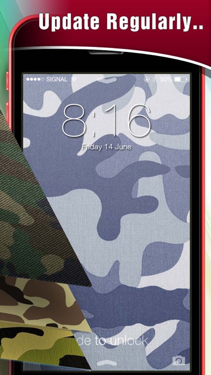 HD Camouflage Wallpaper! Retina Lock Screen Of Army Backgrounds & Themes