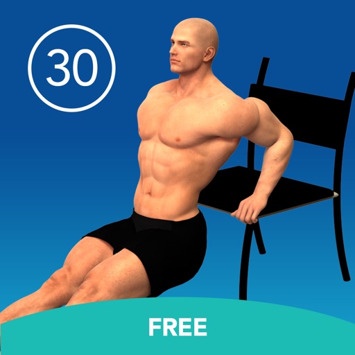 Men's Tricep Dip 30 Day Challenge FREE icon