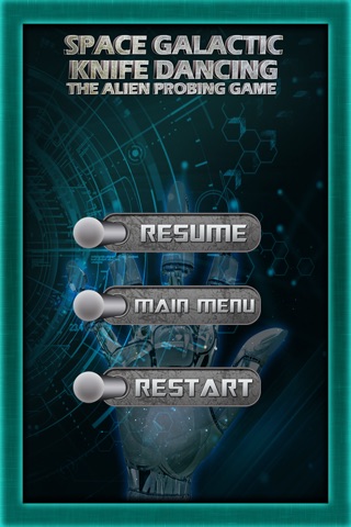 Space Galactic Knife Dancing : The alien probing game - Free screenshot 2