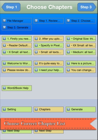 Doc2Book - Convert .docx & .doc (Microsoft office word document) to iBook epub book screenshot 4