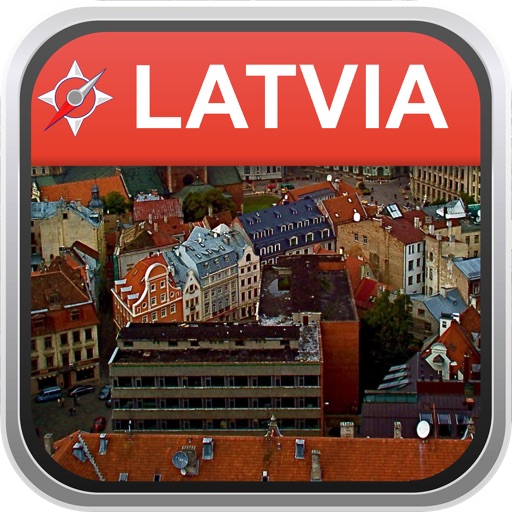 Offline Map Latvia: City Navigator Maps