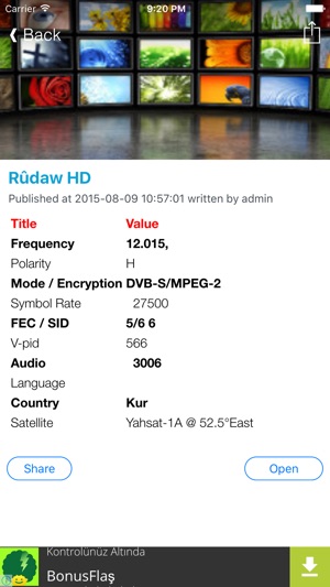 Kurdish TV Channels Sat Info(圖3)-速報App