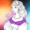 Princess Girl Coloring Pro - Learning game for Kids in Preschool and Kindergarten