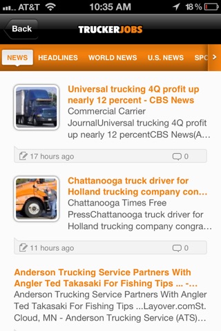 TruckerJOBS screenshot 4