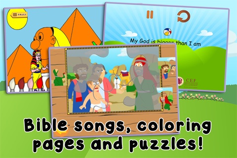 Kids Bible: Joseph and the Pharoah's Dreams - Bible Heroes Adventure Story for Children with Coloring, Singing, Puzzles, and Games screenshot 4