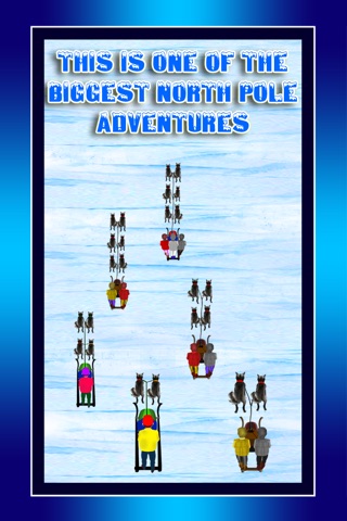 Dog Sledding Winter Race : The canine cold ice sled in the north pole - Free Edition screenshot 2