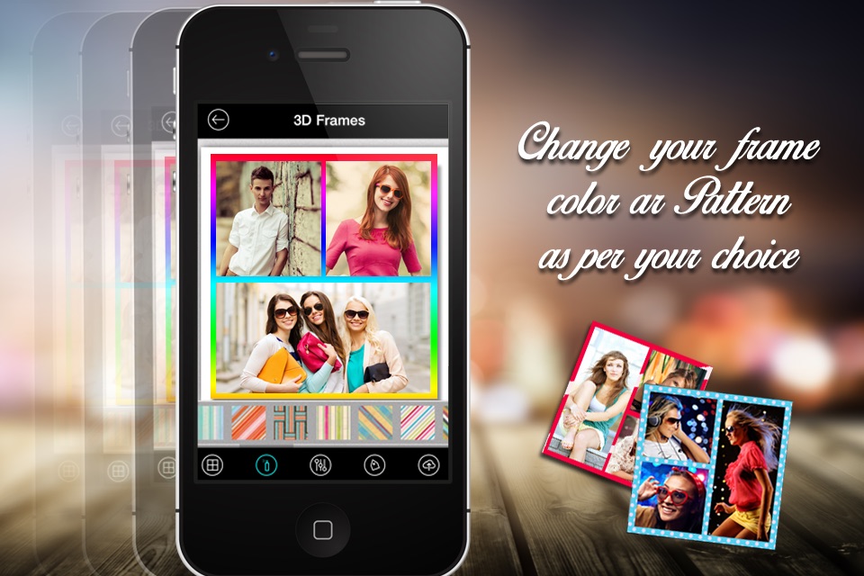 3D Collage - Free 3d & 2d magazine Collage Frame creator screenshot 3
