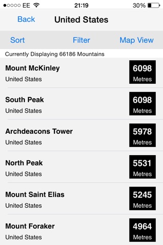 Mountain Database screenshot 4