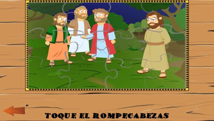 La vida de Jesús: La Cruz- Historia bíblica, colorear, cantar, y rompecabezas para niños screenshot-4