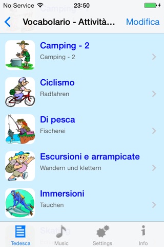 Tedesca - Italian to German Translator and Phrasebook screenshot 4