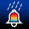 Icon Rain Bell, rainy day, snowy day , windy day notification
