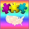USA Map Puzzle - Map the States