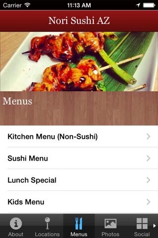 Nori Sushi Bar screenshot 3