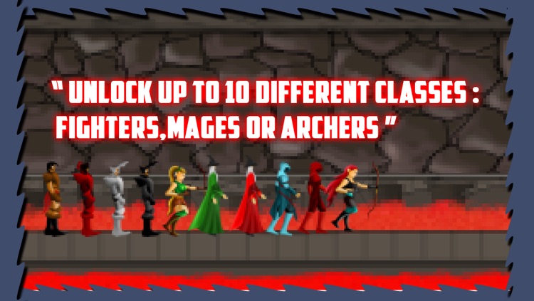 Pixel Warriors - The 8 bits epic heroes quest - Free Edition