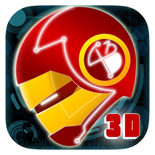 An Official Neon Rush 3D FREE - HD Super Hero Run Game icon