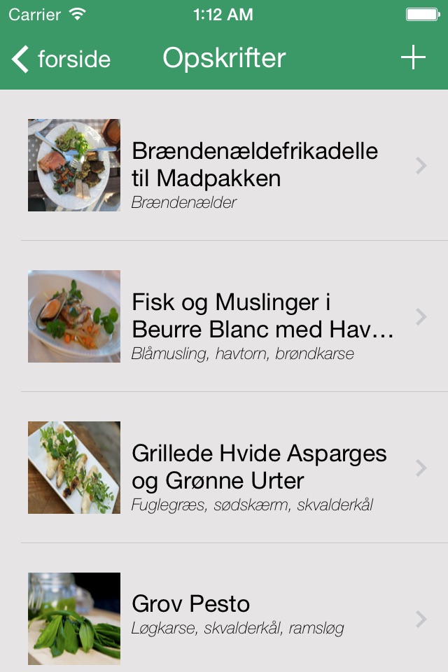 Spis Naturen - råvareguide med opskrifter screenshot 4