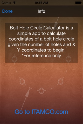 Bolt Hole Circle Calculator screenshot 2