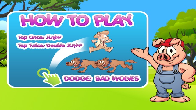 3 little pigs Run : Three Piggies Vs Big Bad Wolf(圖2)-速報App