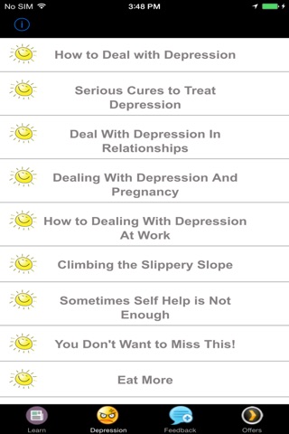 Dealing with Depression screenshot 2