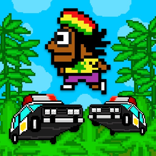 Jumpy Rasta Man - FREE - Cops and Farmer Chase Game Icon