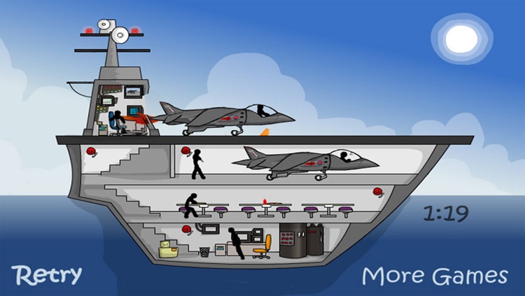 Click Death - Stick Aircraft Carrier