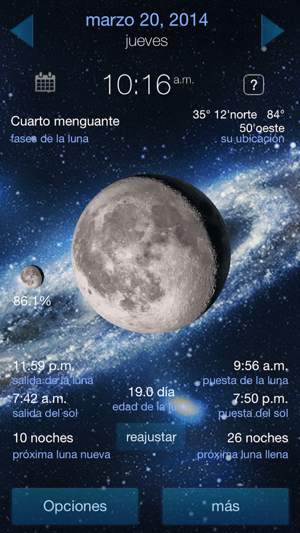 pronosticador del tiempo y el calendario de fases lunares en App Store pronosticador del tiempo y el calendario de fases lunares en App Store